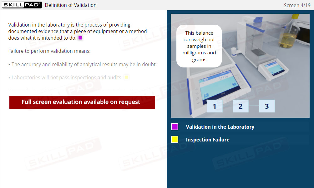 Laboratory Equipment Qualification Skillpad Digital Learning for